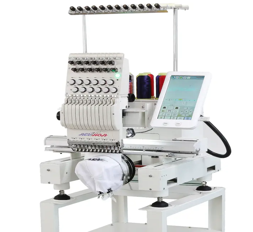 Industrial computerized cap embroidery machine