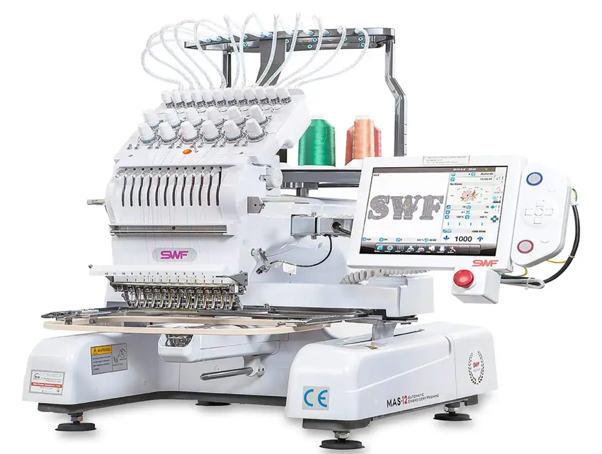 SWF MAS 12-needle embroidery machine
