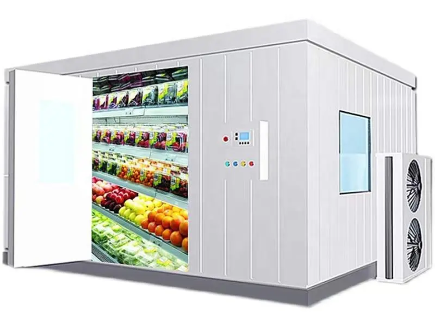 Walk-in freezers for low-temperature vegetable storage