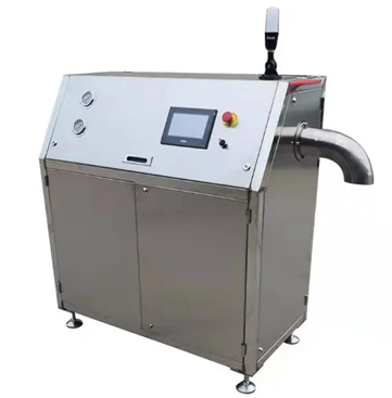 Dry ice machine for industrial cleaning