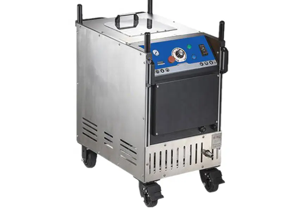 A dry ice cleaning machine