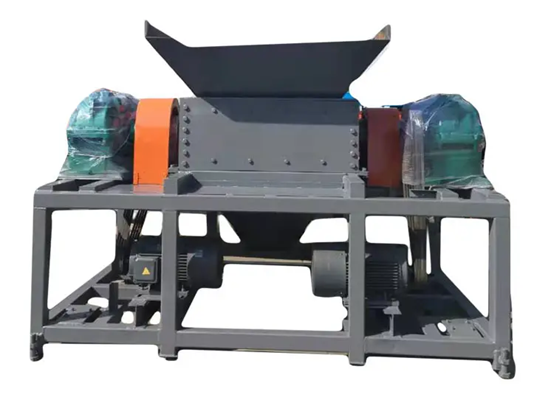 Twin shaft industrial plastic lumps shredder