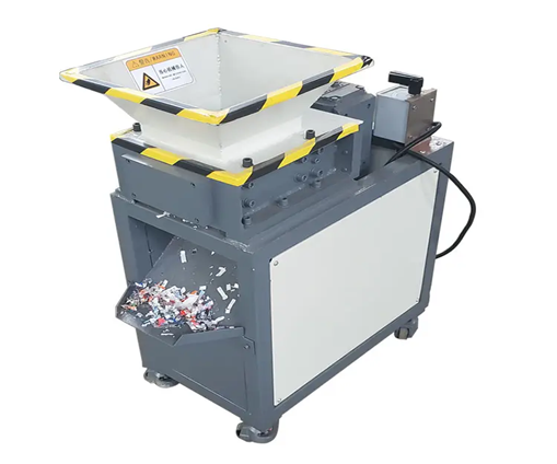 Aluminum waste paper shredder machine
