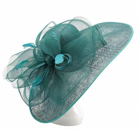  Ladies Green Wide Brim 