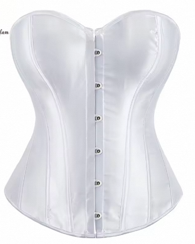 Satin Bridal Wedding White Corset 