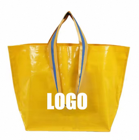 Reusable waterproof pp woven shopping tote bags